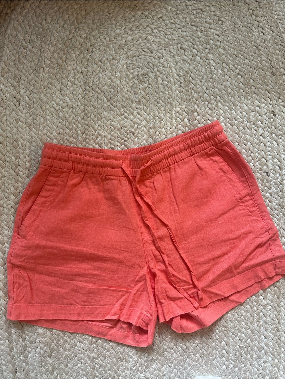 Old Navy Coral Drawstring Athletic Shorts